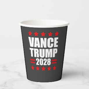 Gobelets En Papier Vance Trump Election présidentielle 2028 Politique