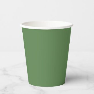 Gobelets En Papier Vert botanique
