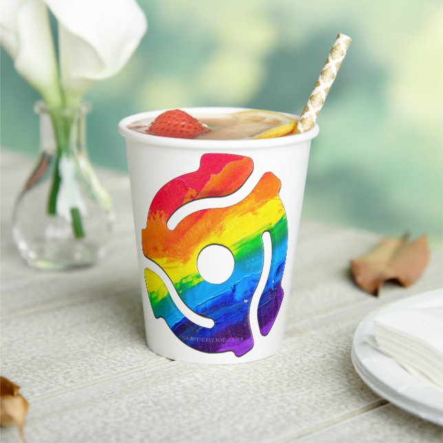 Gobelets En Papier Vibran de l'adaptateur d'enregistrement SlipperyJo (Insitu)