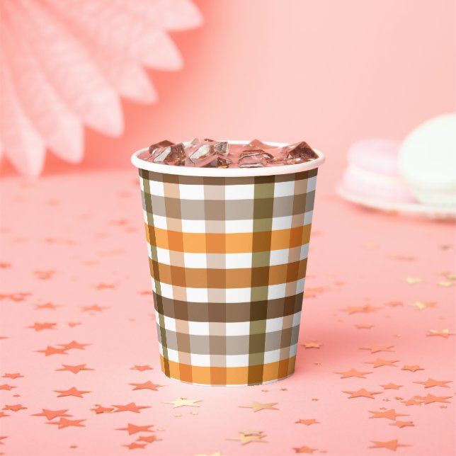 Gobelets En Papier Vichy (Insitu)