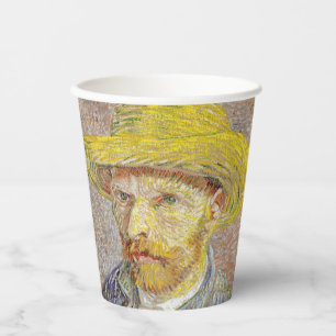 Gobelets En Papier Vincent van Gogh - Autoportrait avec Casquette de