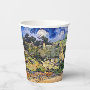 Gobelets En Papier Vincent Van Gogh - Chalets de chaume à Cordeville