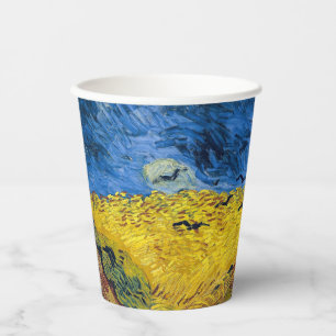 Gobelets En Papier Vincent van Gogh - Wheatfield with Crows