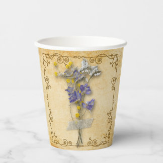 Gobelets En Papier Vintage Beautiful Beige