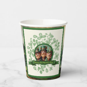 Gobelets En Papier Vintage Clover St Patrick's Day Paysage PPC