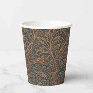 Gobelets En Papier Vintage William Morris Arcadia sans couture
