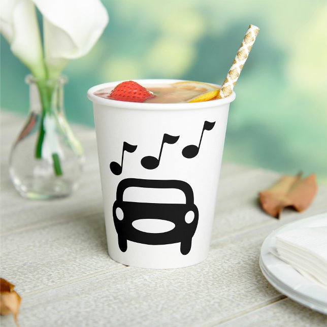 Gobelets En Papier Voiture musicale (Créateur téléchargé)