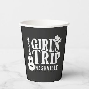 Gobelets En Papier Voyage à Nashville pour filles 2025 Vacances d'été