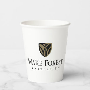 Gobelets En Papier Wake Forest University Wordmark