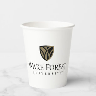 Gobelets En Papier Wake Forest University Wordmark