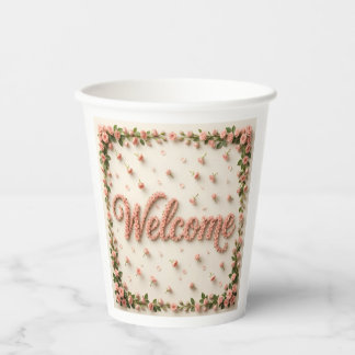 Gobelets En Papier Welcome