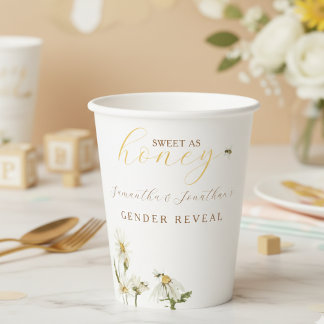 Gobelets En Papier What Will Baby Be Gender Reveal Paper Cup