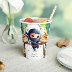 Gobelets En Papier Whimsical Spy Ninja Anniversaire