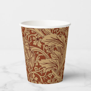 Gobelets En Papier William Morris Arcadia Floral Garden Fleur Classiq