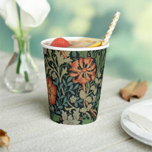 Gobelets En Papier William Morris Compton Fond d'écran classique