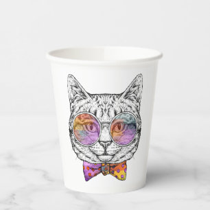 Gobelets En Papier Wise Kitty Kat