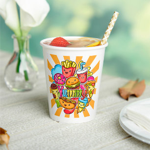 Gobelets En Papier Yummy Fast Food