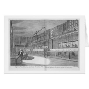Gobelin workshops, from the 'Encyclopedia' by Deni
