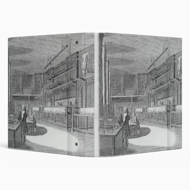Gobelin workshops, from the 'Encyclopedia' by Deni Binder (Background)