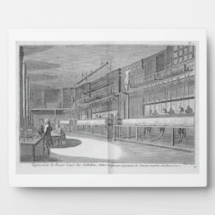 Gobelin workshops, from the 'Encyclopedia' by Deni Plaque
