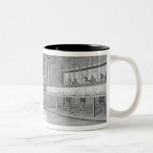 Gobelin workshops, from the 'Encyclopedia' by Deni Two-Tone Coffee Mug