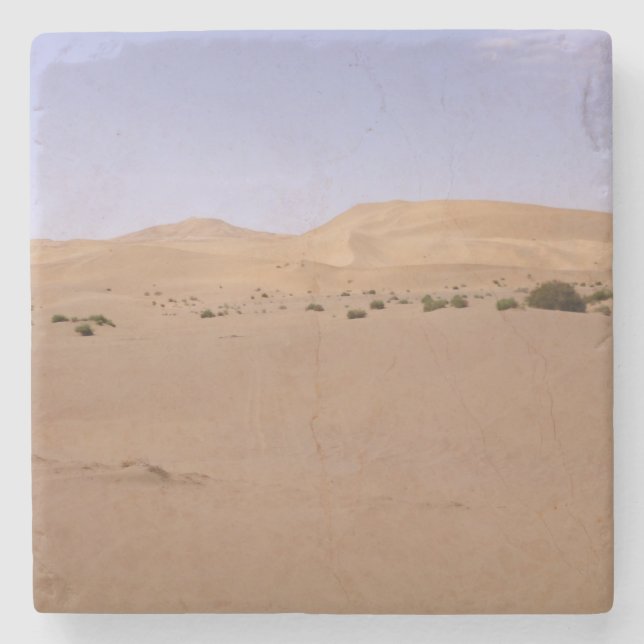 Gobi Sand Dune Stone Coaster (Front)