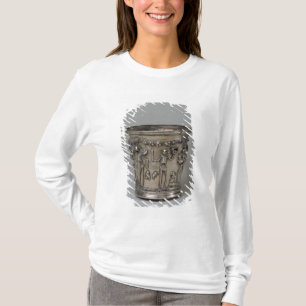 Goblet embossed with skeletons holding masks T-Shirt
