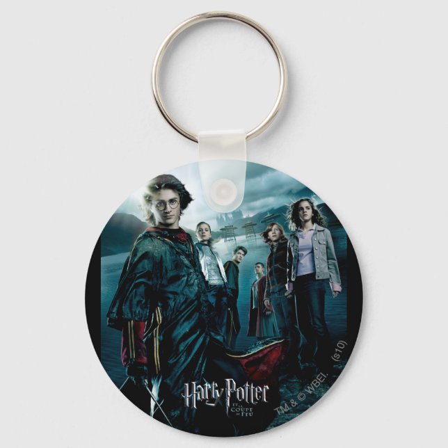 Goblet of Fire - French 4 Keychain (Front)