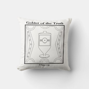 Goblet of the Truth Throw Pillow