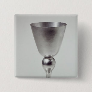 Goblet or wine cup, South American 2 Inch Square Button