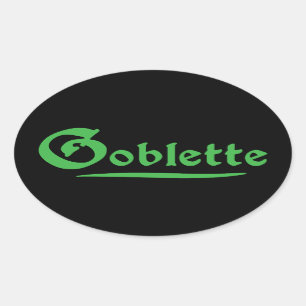 Goblette Oval Sticker