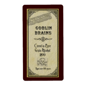 Goblin Brains Label