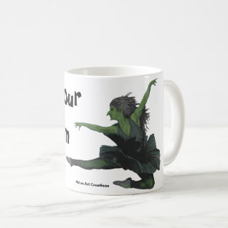 Goblin Fille Ballet Danser Imaginaire Art Café Mug