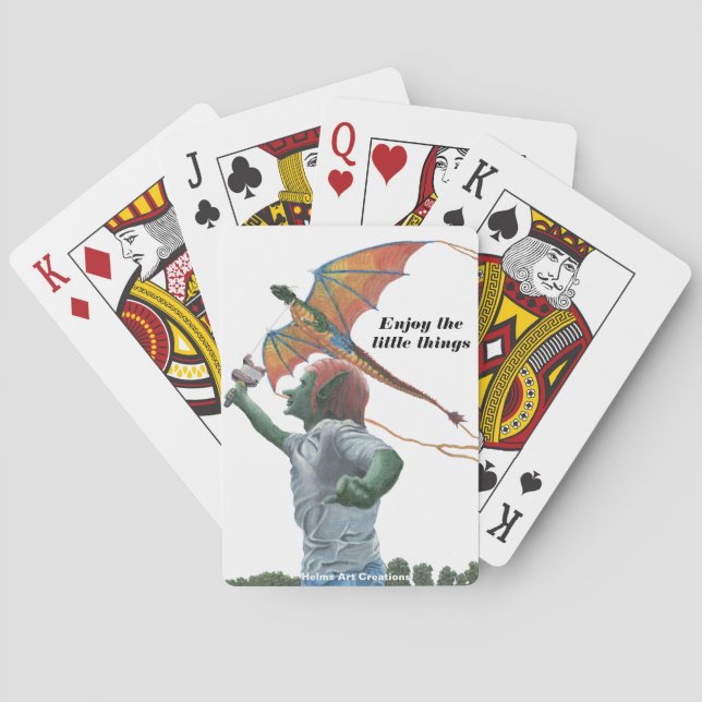 Goblin Flying Dragon Kite Little Things Cards (Back)