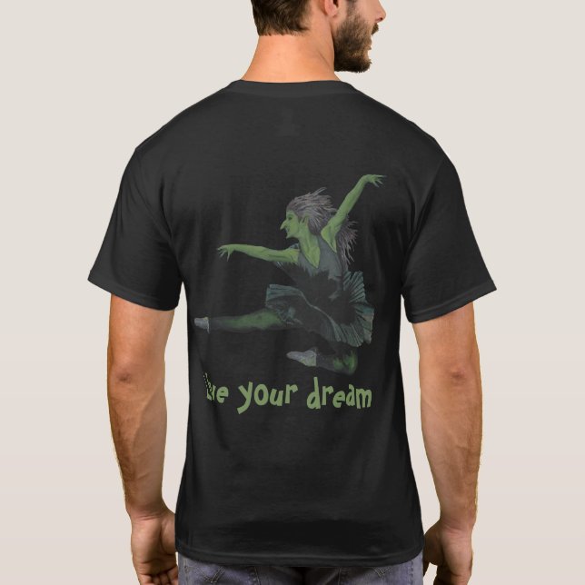 Goblin Girl Ballerina Dancer Fantasy Art Shirt (Back)
