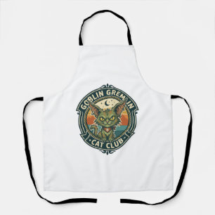 Goblin Gremlin Cat Cute Kitty Design - Goblin Grem Apron
