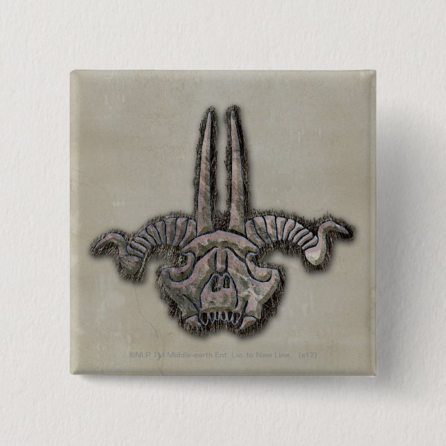 Goblin King Staff Icon 2 Inch Square Button (Front)