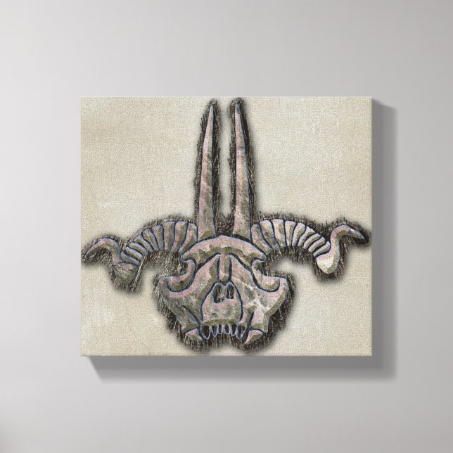Goblin King Staff Icon Canvas Print (Front)