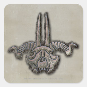 Goblin King Staff Icon Square Sticker