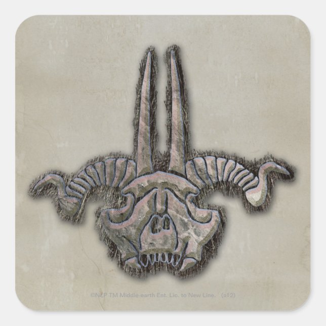 Goblin King Staff Icon Square Sticker (Front)
