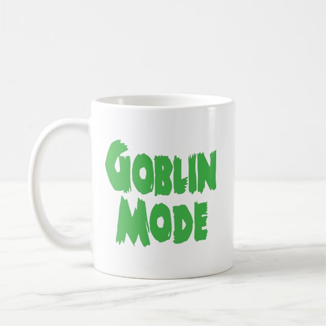 GOBLIN MODE COFFEE MUG (Left)