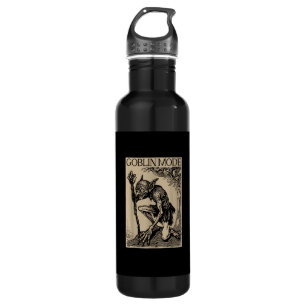 Goblin Mode Goblincore Fairycore Medieval Grunge A 710 Ml Water Bottle
