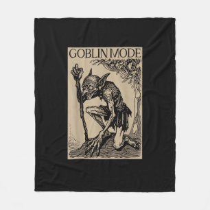Goblin Mode Goblincore Fairycore Medieval Grunge A Fleece Blanket