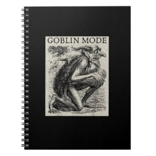 Goblin Mode Goblincore Fairycore Medieval Grunge Notebook