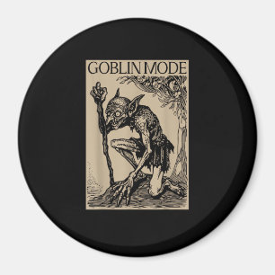 Goblin Mode Goblincore Vintage Aesthetic Funny Magnet
