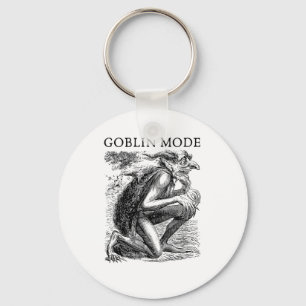 Goblin Mode Goblincore Vintage Aesthetic Funny Off Keychain