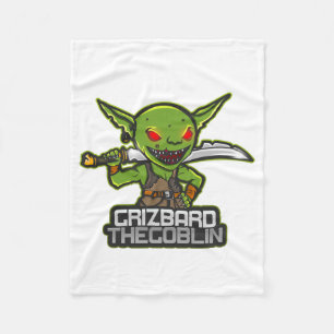 Goblin named Grizbard Fleece Blanket