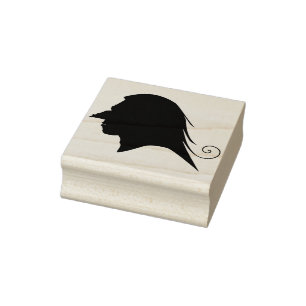 Goblin profile 2 silhouette art stamp