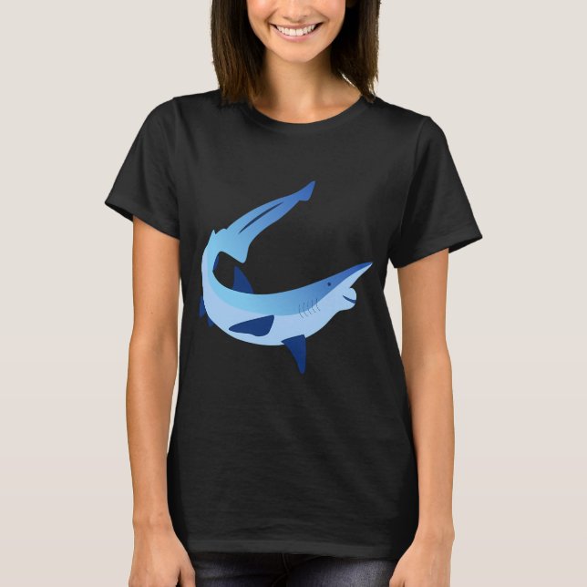 Goblin Shark â€“ Light Blue T-Shirt (Front)