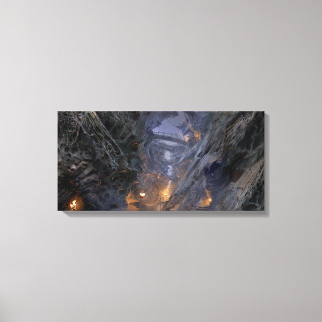 Goblin Town Concept - Bridges Canvas Print (Front)